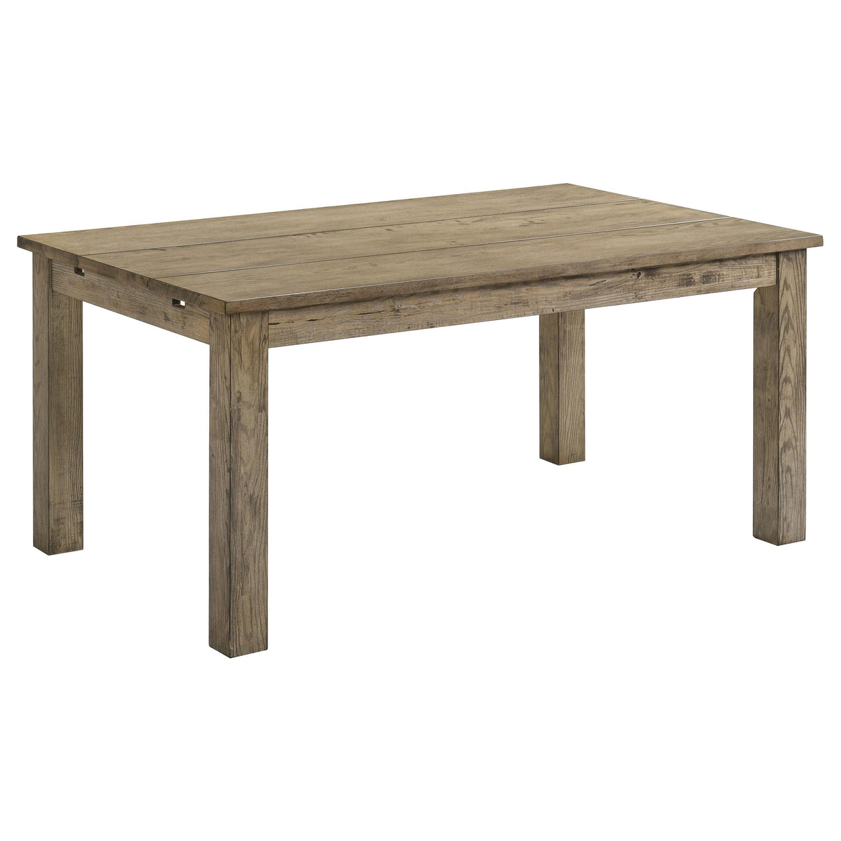 Cardova Vineyard Oak 87-inch Solid Wood Extension Dining Table from Coaster - Luna Furniture
