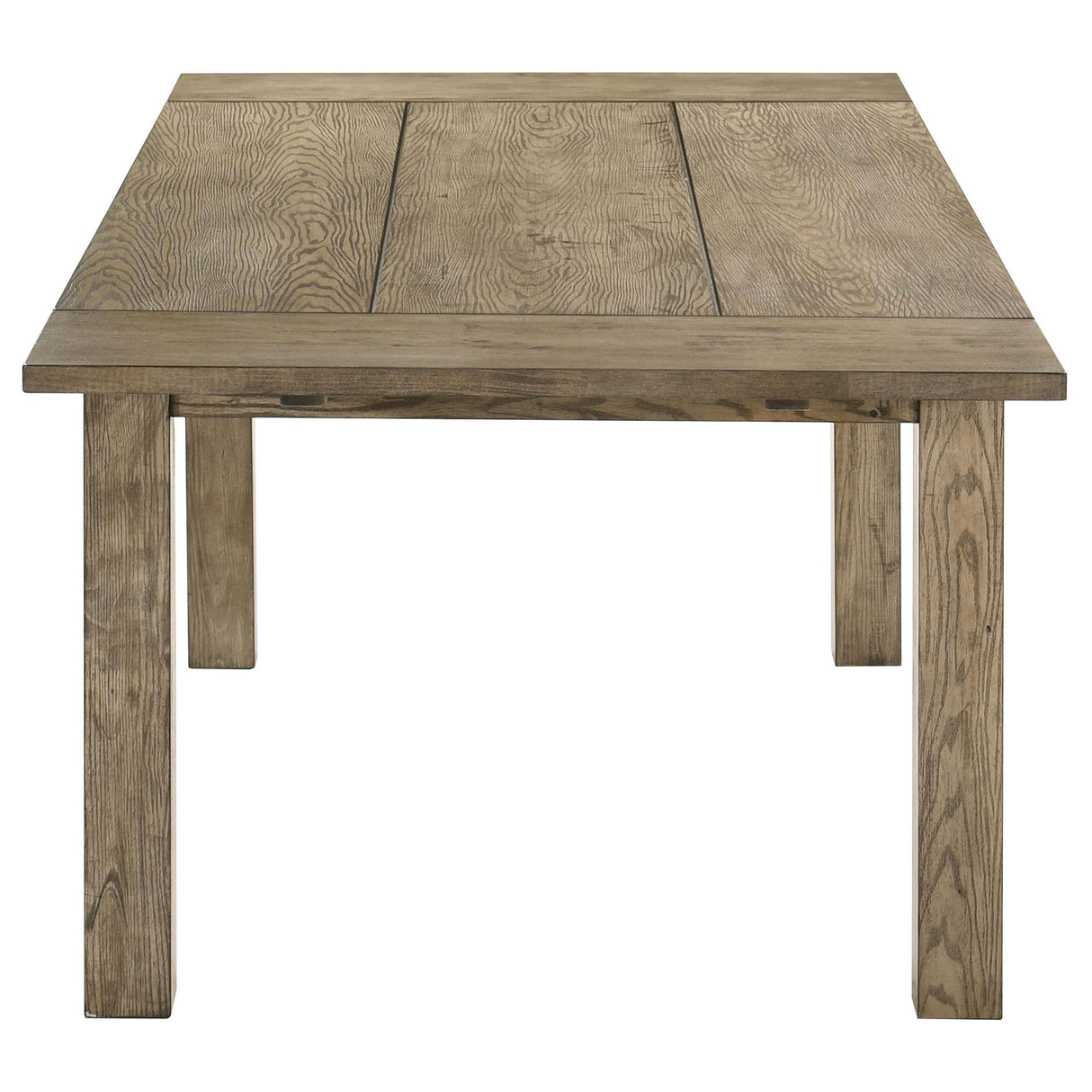 Cardova Vineyard Oak 87-inch Solid Wood Extension Dining Table from Coaster - Luna Furniture
