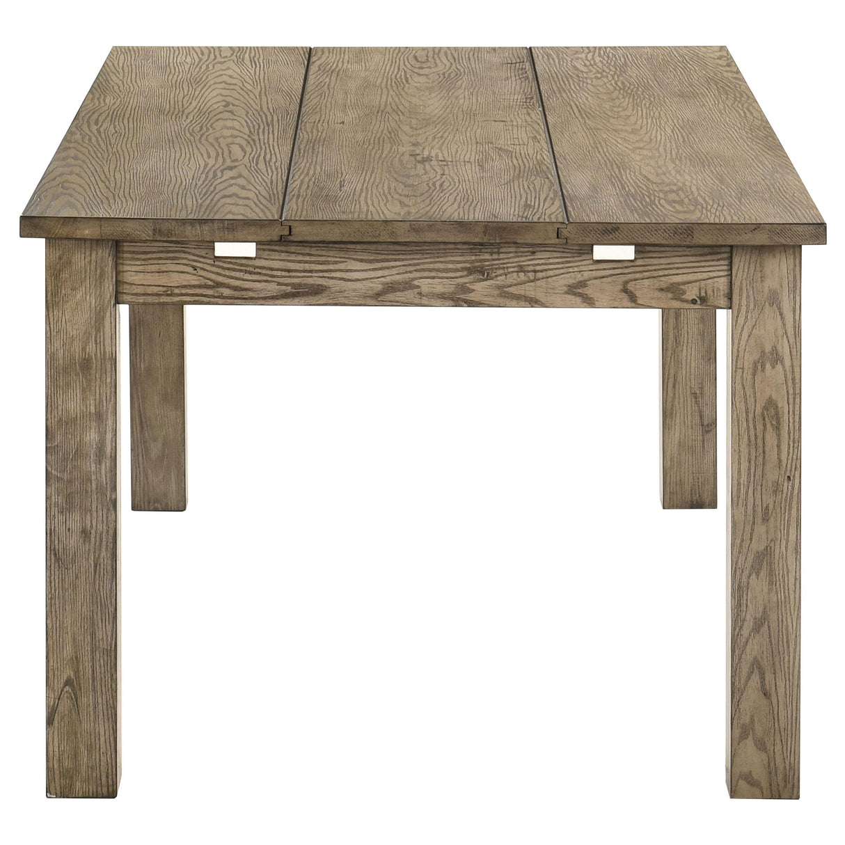 Cardova Vineyard Oak 87-inch Solid Wood Extension Dining Table from Coaster - Luna Furniture