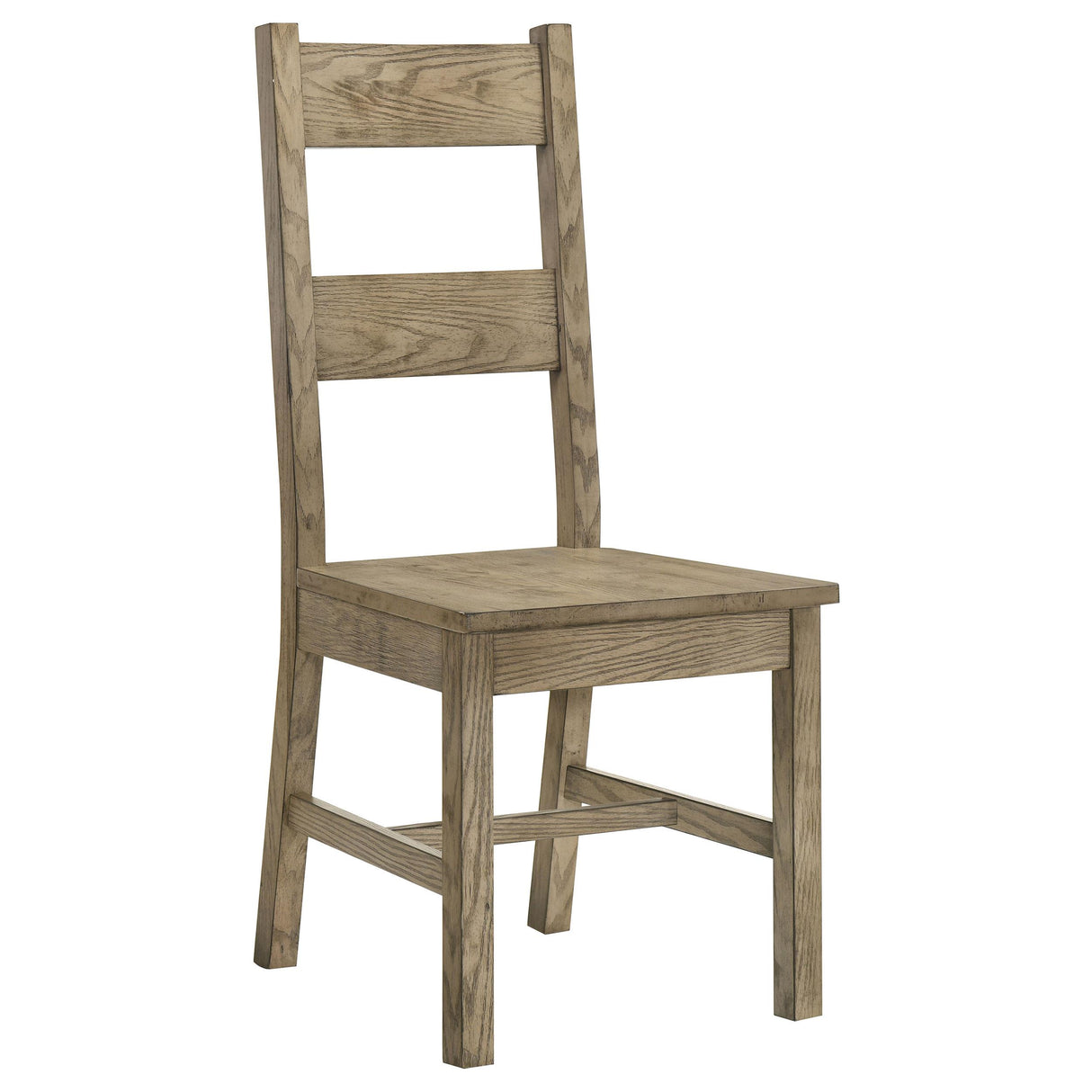 Cardova Vineyard Oak Solid Wood Dining Side Chair, Set of 2 from Coaster - Luna Furniture
