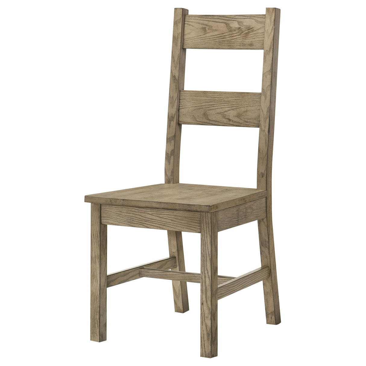 Cardova Vineyard Oak Solid Wood Dining Side Chair, Set of 2 from Coaster - Luna Furniture