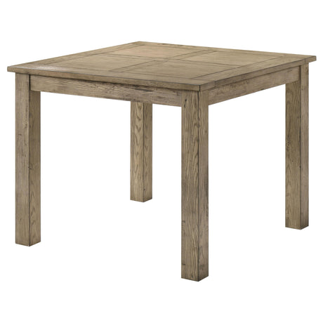 Cardova Vineyard Oak Square Counter Height Dining Table from Coaster - Luna Furniture