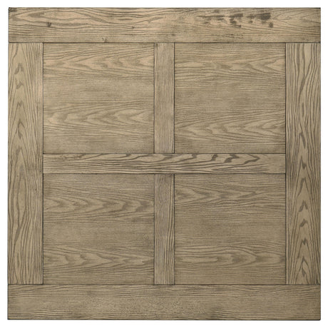 Cardova Vineyard Oak Square Counter Height Dining Table from Coaster - Luna Furniture