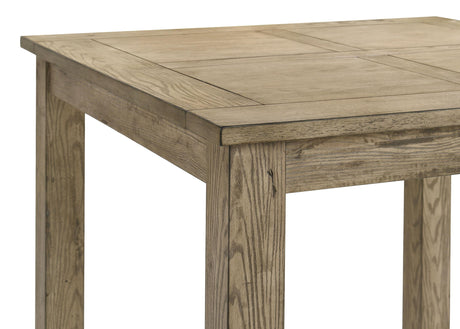 Cardova Vineyard Oak Square Counter Height Dining Table from Coaster - Luna Furniture