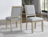 Carena Wheat/Gray Marble Top Dining Room Set from Steve Silver - Luna Furniture