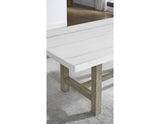 Carena 78-inch White Marble Top Dining Table from Steve Silver - Luna Furniture