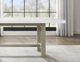 Carena 78-inch White Marble Top Dining Table from Steve Silver - Luna Furniture