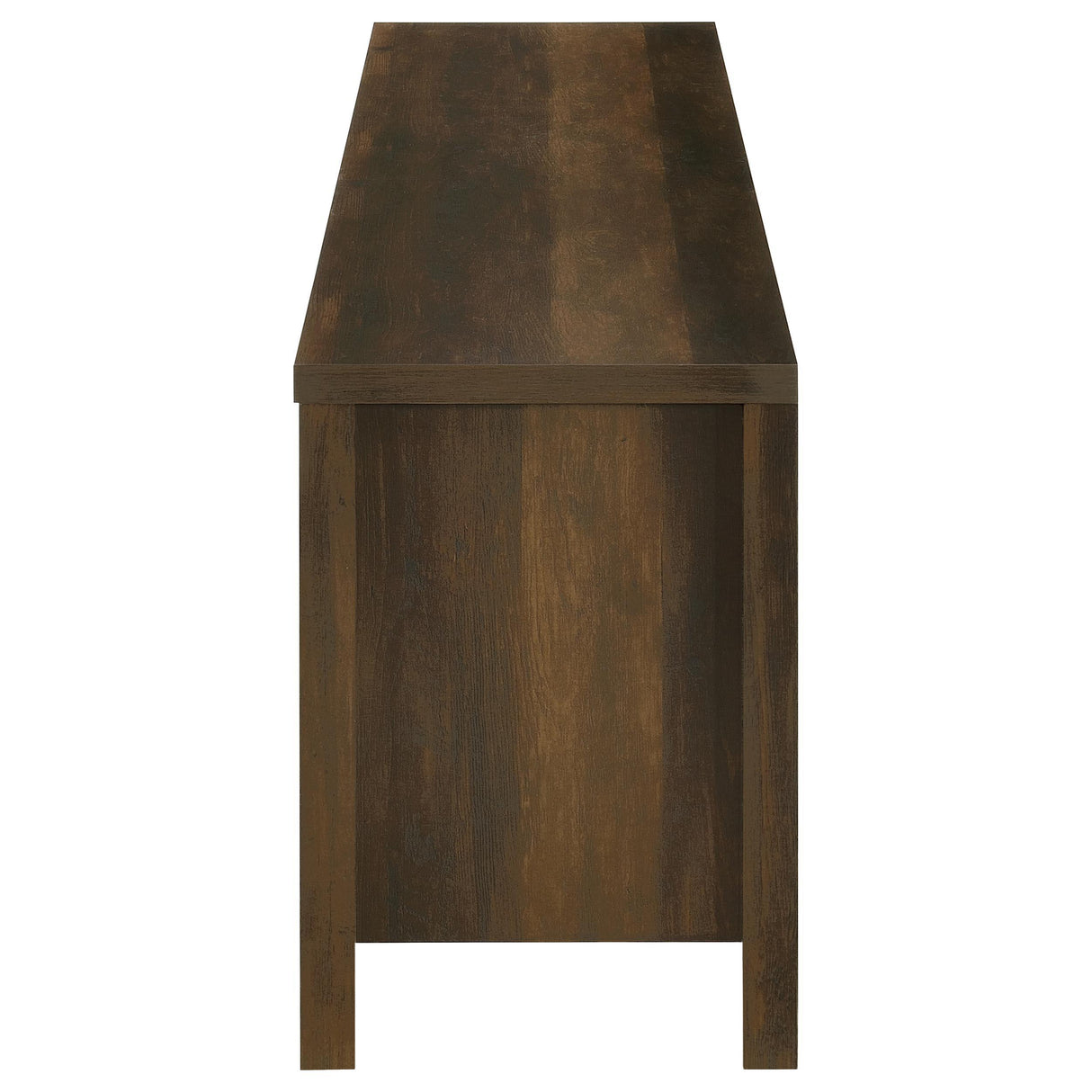 Carey Dark Pine 79-inch TV Stand Fireplace Media Console from Coaster - Luna Furniture