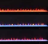 Carey Dark Pine 79-inch TV Stand Fireplace Media Console from Coaster - Luna Furniture