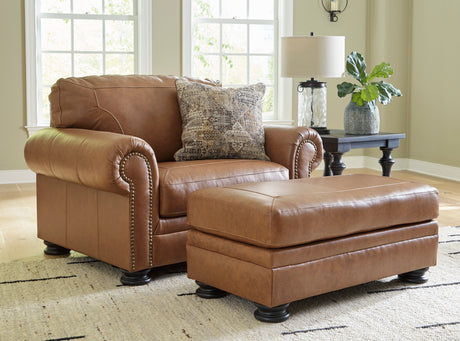 Carianna Caramel Leather Living Room Set from Ashley - Luna Furniture
