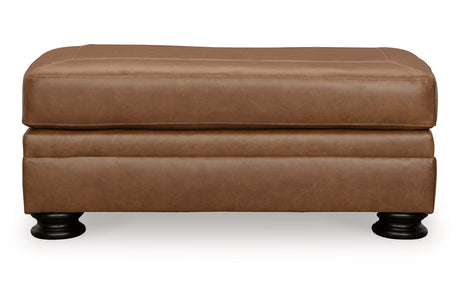 Carianna Caramel Oversized Chair and Ottoman from Ashley - Luna Furniture