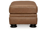 Carianna Caramel Oversized Chair and Ottoman from Ashley - Luna Furniture