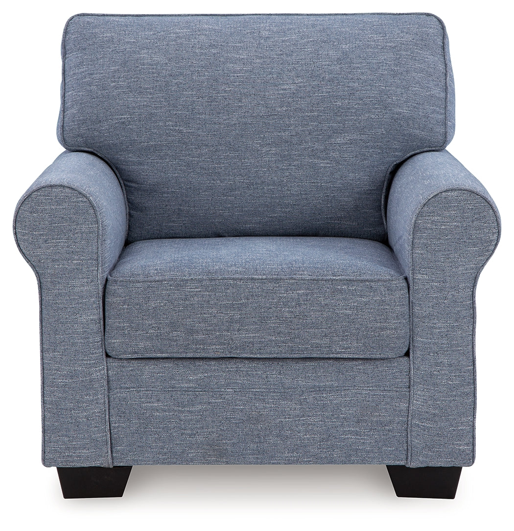 Carissa Manor Denim Chair – Luna Furniture