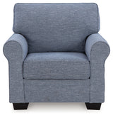 Carissa Manor Denim Chair from Ashley - Luna Furniture