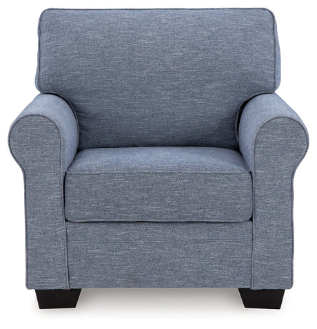 Carissa Manor Denim Chair from Ashley - Luna Furniture