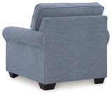 Carissa Manor Denim Chair from Ashley - Luna Furniture