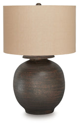 Carlenbury Antique Brown Table Lamp from Ashley - Luna Furniture