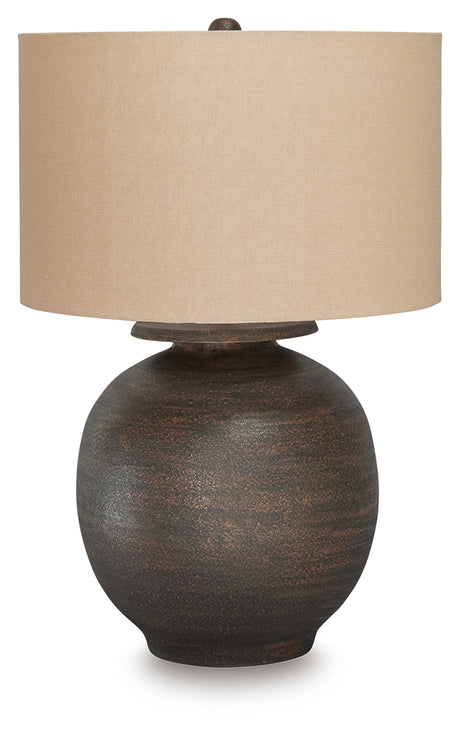 Carlenbury Antique Brown Table Lamp from Ashley - Luna Furniture