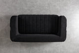 Carlina Black Velvet Loveseat from Nova Furniture - Luna Furniture