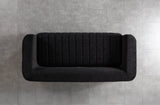 Carlina Black Velvet Sofa from Nova Furniture - Luna Furniture