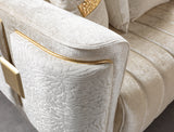 Carlina Ivory Velvet Sofa from Nova Furniture - Luna Furniture