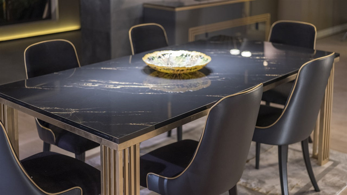 Carlino Marble Dining Table from Bellona - Luna Furniture