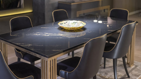 Carlino Marble Dining Table from Bellona - Luna Furniture