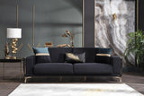 Carlino Napoly Black Loveseat from Bellona - Luna Furniture