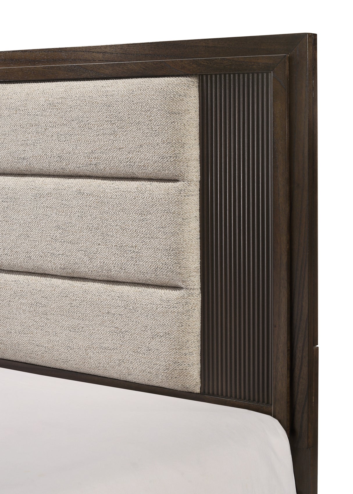 Carlton Brown King Panel Bed from Crown Mark - Luna Furniture
