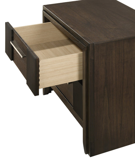 Carlton Brown Nightstand from Crown Mark - Luna Furniture