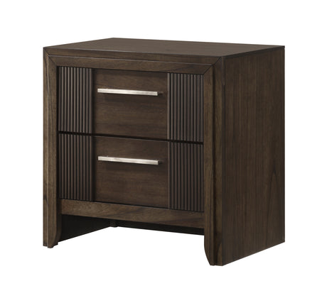 Carlton Brown Nightstand from Crown Mark - Luna Furniture