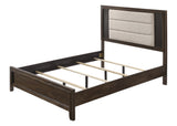 Carlton Brown King Panel Bed from Crown Mark - Luna Furniture