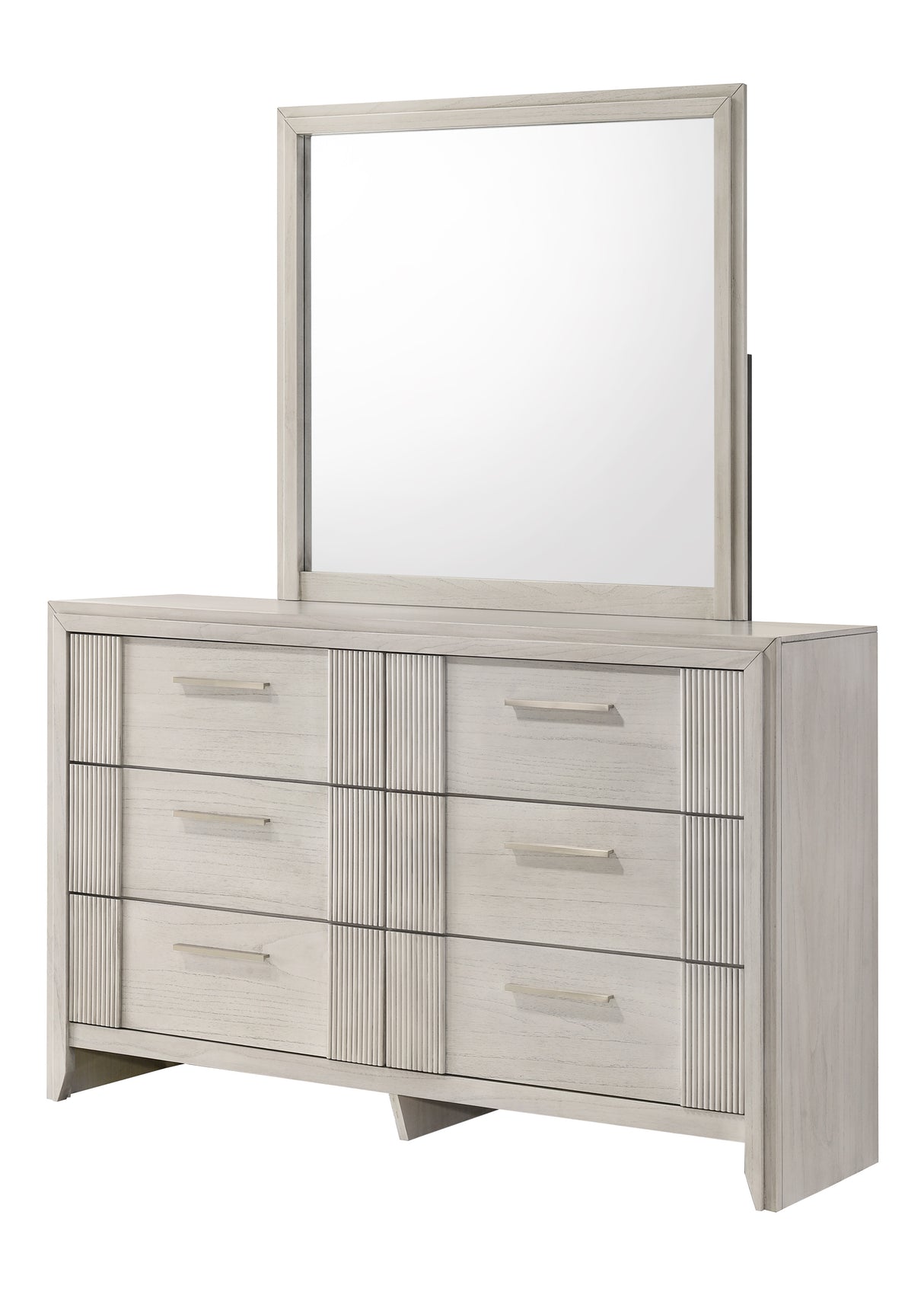 Carlton White Mist Dresser Top (Mirror Only) from Crown Mark - Luna Furniture