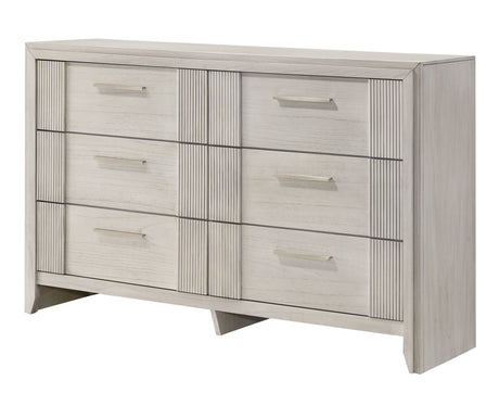 Carlton White Mist Upholstered Bedroom Set from Crown Mark - Luna Furniture