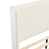 Carmel Beige Eastern King Platform Bed from Homelegance - Luna Furniture