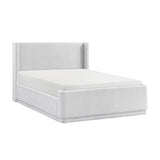 Carmel Light Gray Eastern King Platform Bed from Homelegance - Luna Furniture