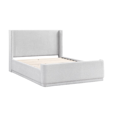 Carmel Light Gray Eastern King Platform Bed from Homelegance - Luna Furniture