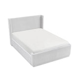 Carmel Light Gray Queen Platform Bed from Homelegance - Luna Furniture