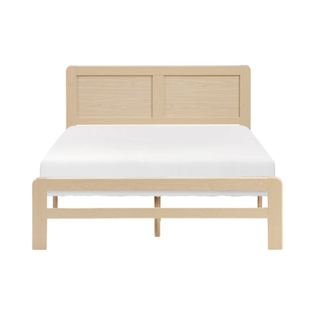 Carter Natural Full Platform Bed from Homelegance - Luna Furniture