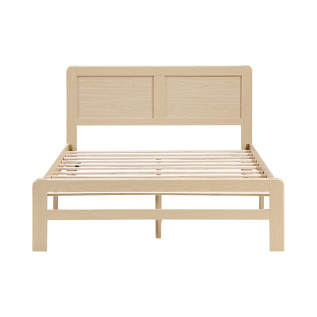 Carter Natural Full Platform Bed from Homelegance - Luna Furniture