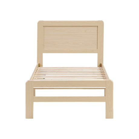 Carter Natural Twin Platform Bed from Homelegance - Luna Furniture