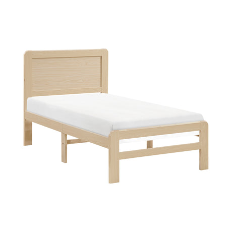 Carter Natural Twin Platform Bed from Homelegance - Luna Furniture