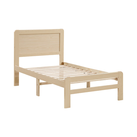 Carter Natural Twin Platform Bed from Homelegance - Luna Furniture