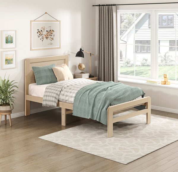 Carter Natural Twin Platform Bed