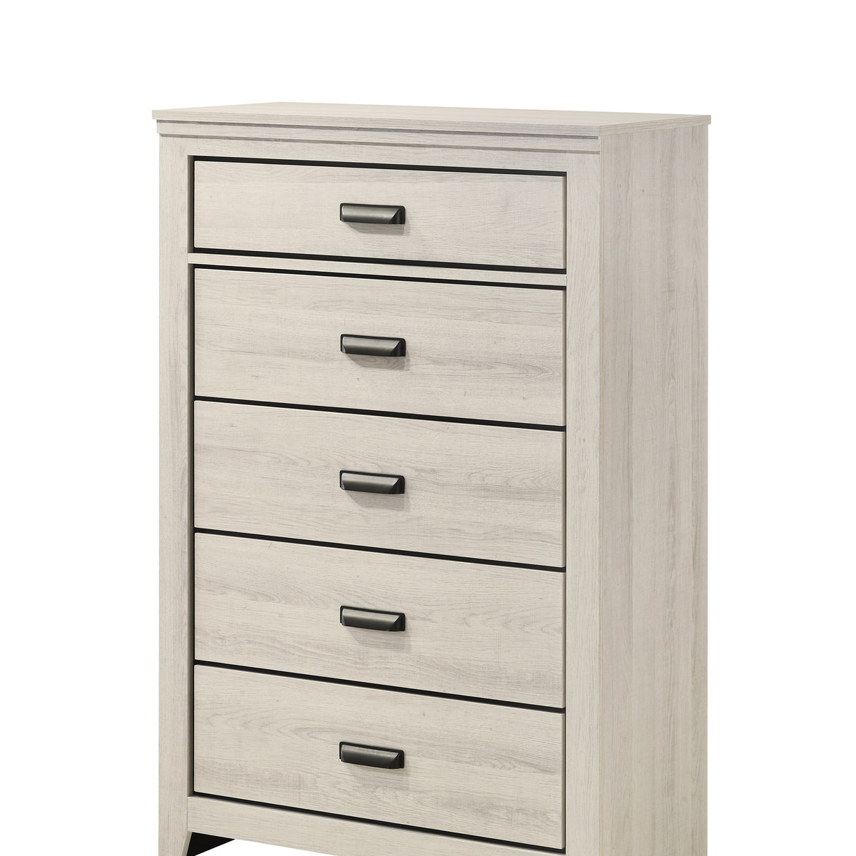 Crown Mark Carter Chest White - Luna Furniture