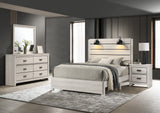 Carter White Platform Bedroom Set from Crown Mark - Luna Furniture