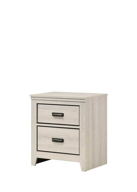 Carter White Platform Youth Bedroom Set from Crown Mark - Luna Furniture
