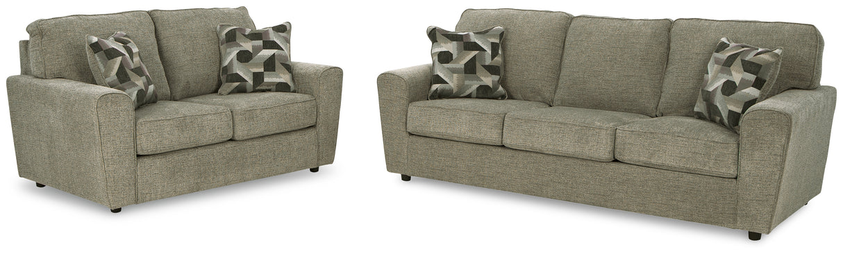 Cascilla Sofa and Loveseat in Pewter from Ashley Furniture - Luna Furniture
