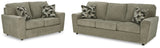 Cascilla Sofa and Loveseat in Pewter from Ashley Furniture - Luna Furniture