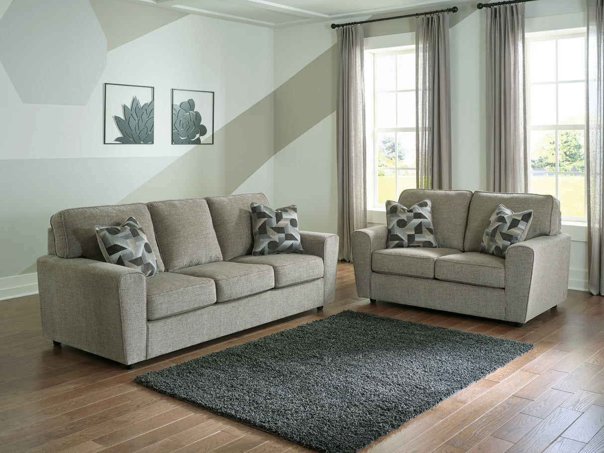 Cascilla Sofa and Loveseat in Pewter from Ashley Furniture - Luna Furniture